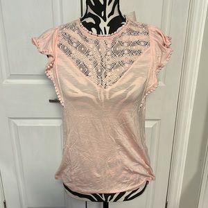NWT GREIGE cap sleeve top - size small